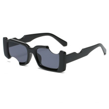 New Personalized Sunglasses Glasses with Irregular Edge Square Frame